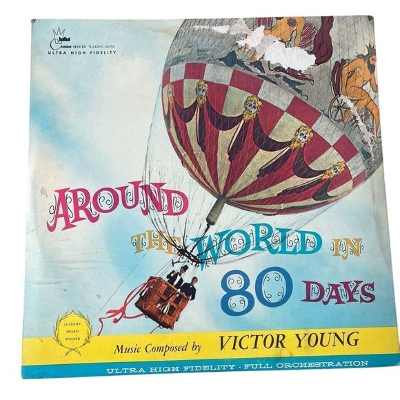 RARE VICTOR YOUNG - AROUND THE WORLD IN 80 DAYS LP SOUNDTRACK VINYL RECORD - Picture 5 of 7